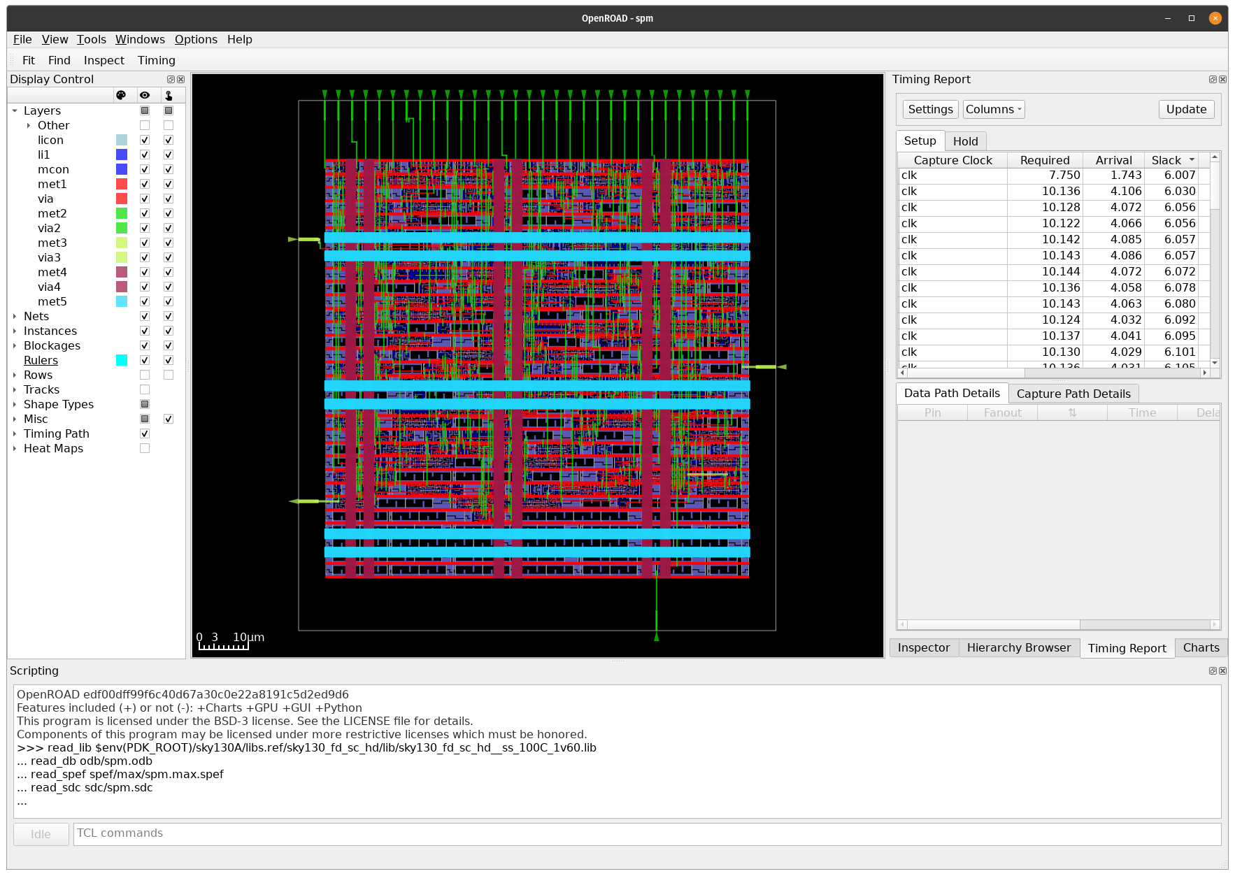 Timing Analysis in OpenROAD