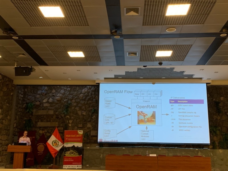 Presenting a paper at VLSI-SoC 2019